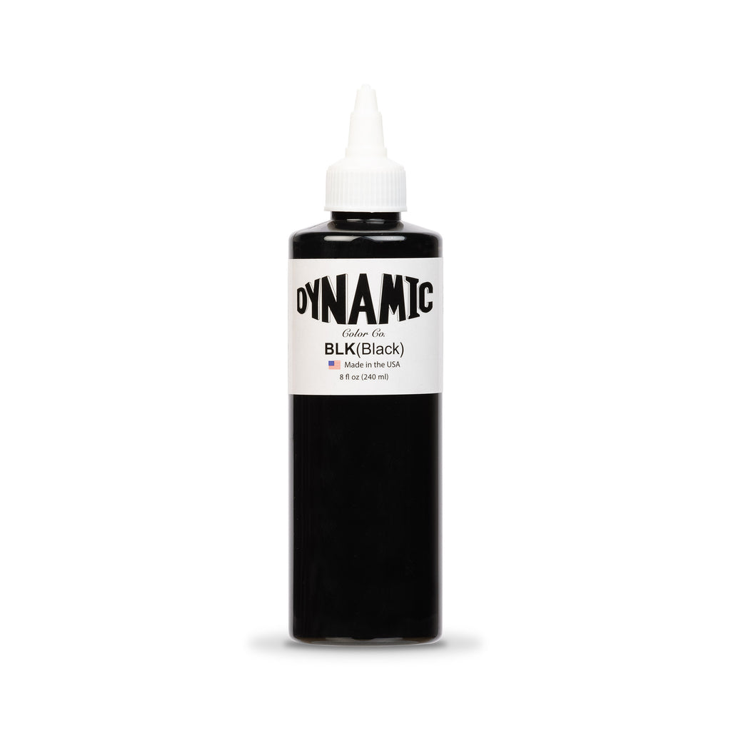 Dynamic-Black Tattoo Ink - 8 oz. Bottle - EZTATTOO