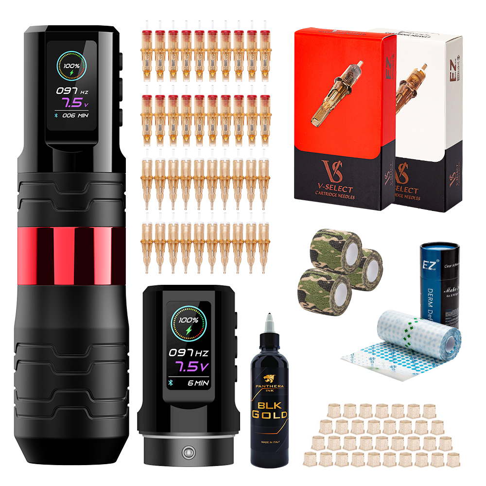 EZ P3 Pro Turbo Direct Drive Panthera Ink Tattoo Kit - EZTATTOO