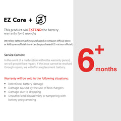 EZ Care +(Extended warranty) - EZ TATTOO SUPPLY