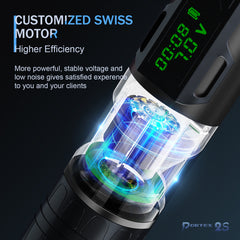 EZ Portex Generation 2S (P2S)3.5mm Wireless Battery Tattoo Pen Machine - EZTATTOO