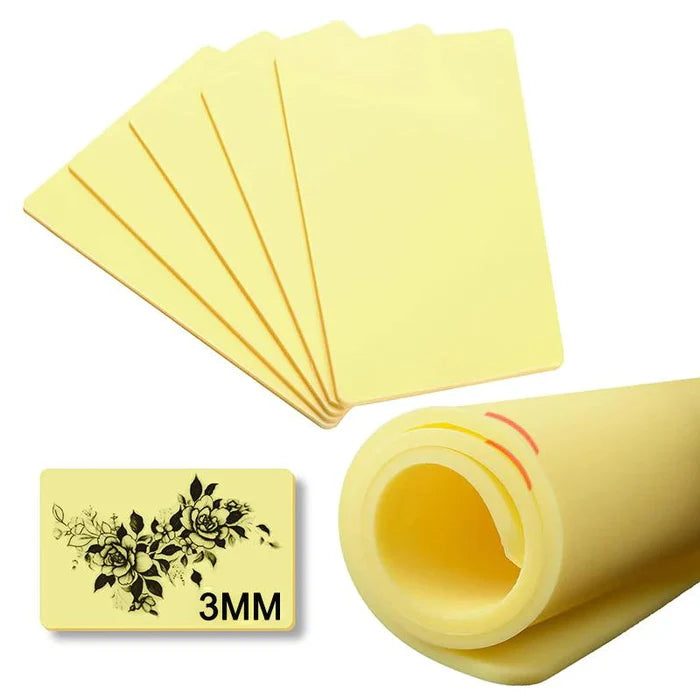 Big Size Extra Thick Soft Real Silica Blank Tattoo Practice Skin 3mm 1pc per order - EZTATTOO