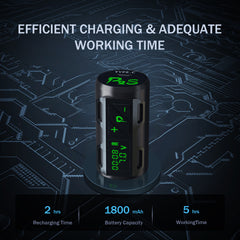 EZ Portex Generation 2S (P2S) 4.0mm Wireless Battery Tattoo Pen Machine Gradient Color - EZTATTOO