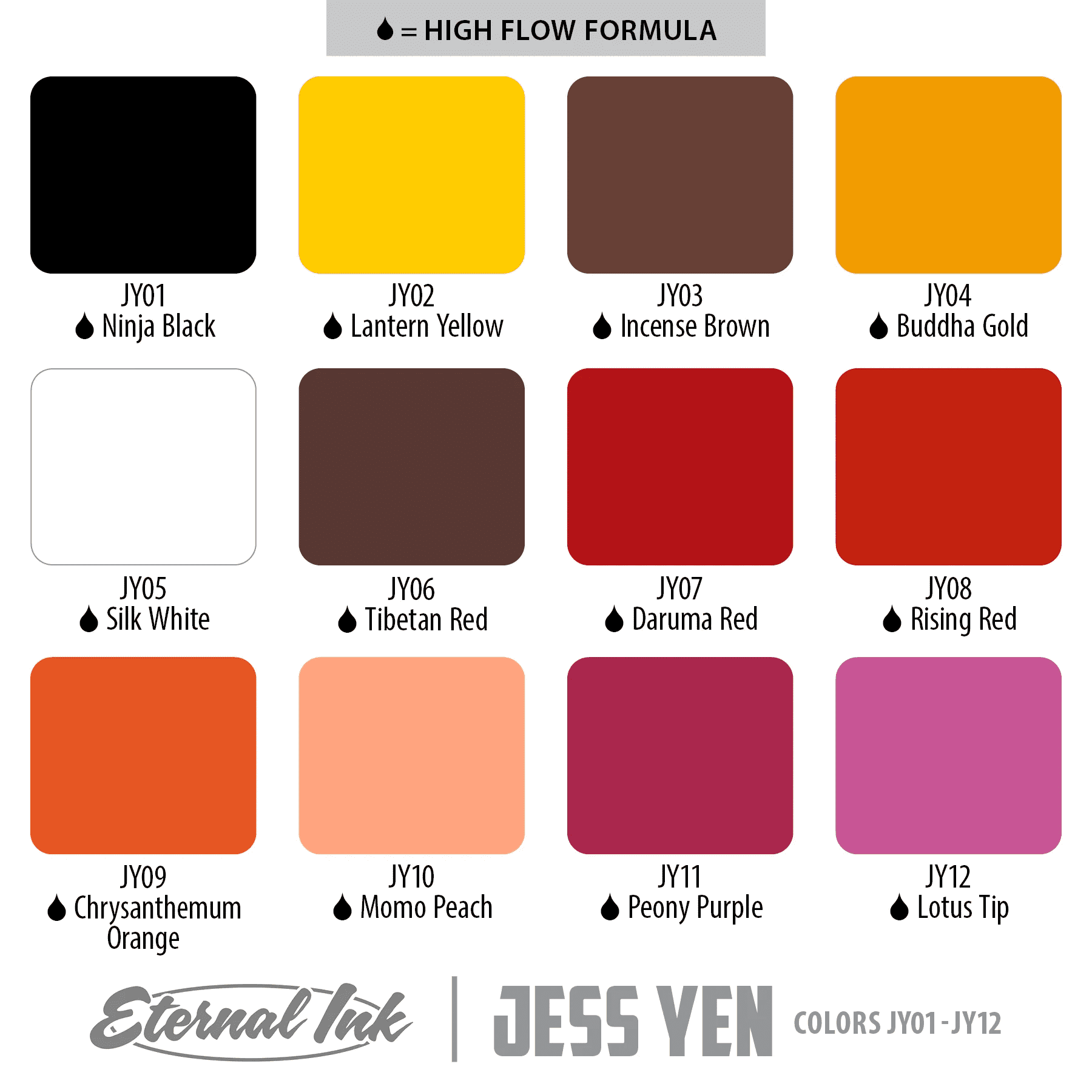 Jess Yen Set-Eternal Tattoo Ink - EZTATTOO