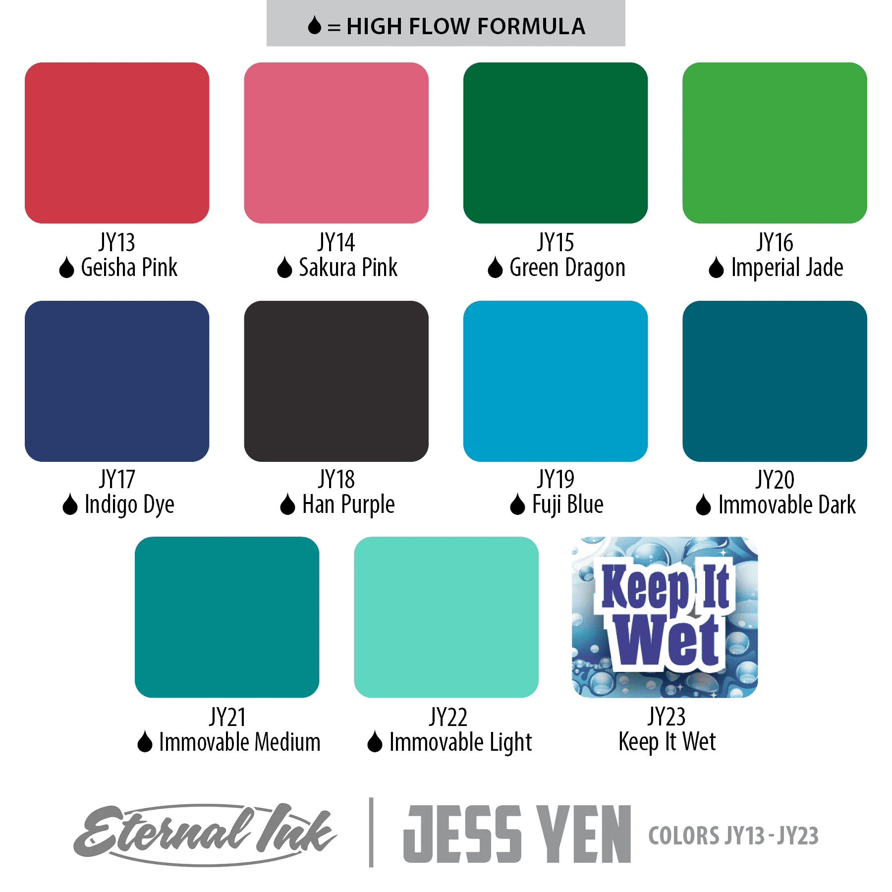 Jess Yen Set-Eternal Tattoo Ink - EZTATTOO