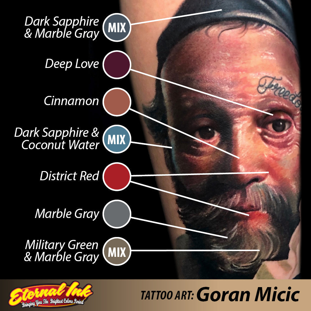 Goran Micic Artist's Palette-Eternal Tattoo Ink - EZTATTOO
