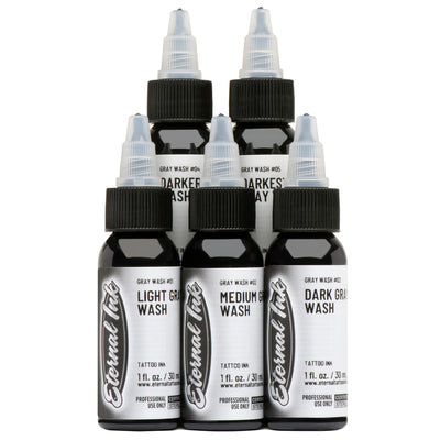Eternal Ink Gray Wash Set - EZTATTOO