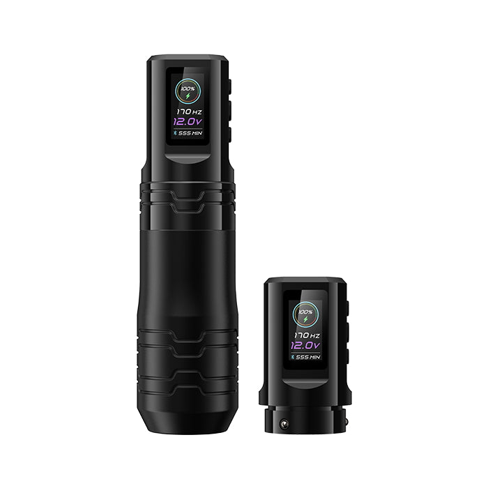EZ P3 Pro Turbo 2.0 Upgrade Wireless Direct Drive Tattoo Machine with Adjustable Stroke 5.0 mm - EZTATTOO