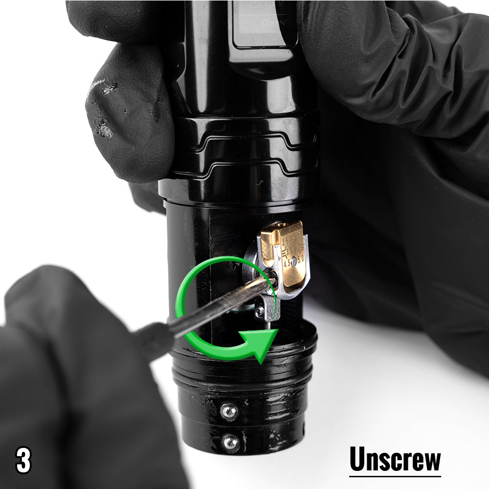EZ P3 Pro Turbo 2.0 Upgrade Wireless Direct Drive Tattoo Machine with Adjustable Stroke 5.0 mm - EZTATTOO
