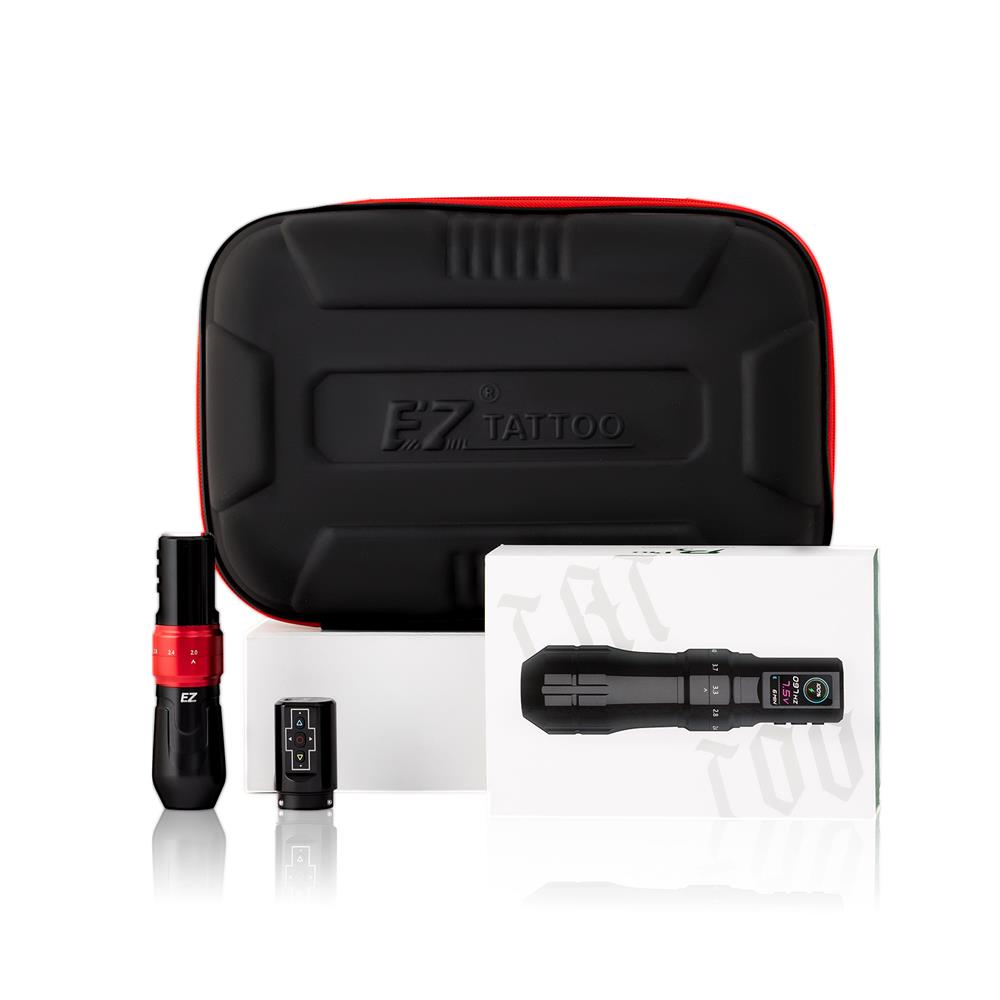 EZ P3 Pro Adjustable Stroke Wireless Tattoo Pen Advanced Bundle - EZTATTOO