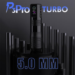 P3 Pro Turbo Wireless Battery Tattoo Pen Machine - EZ TATTOO SUPPLY