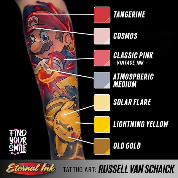Artist's Palette Series: Russell Van Schaick-Anime Inspiration Set-Eternal Tattoo Ink - EZTATTOO