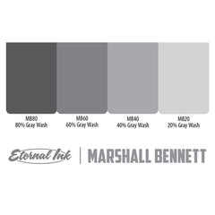 Marshall Bennett Gray Wash Set-Eternal Tattoo Ink - EZTATTOO