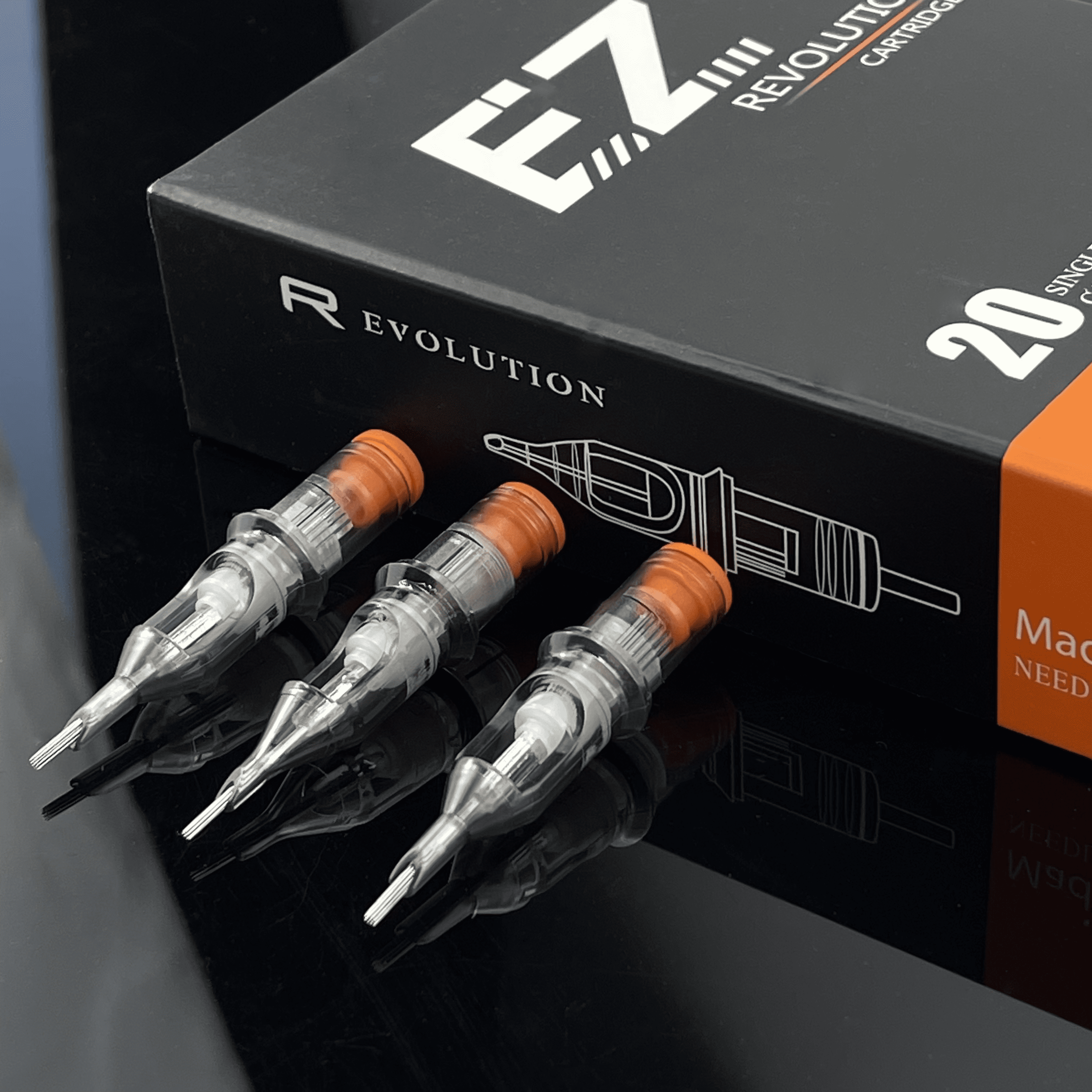EZ tattoo Revolution cartridge needles Round Shader - EZTATTOO